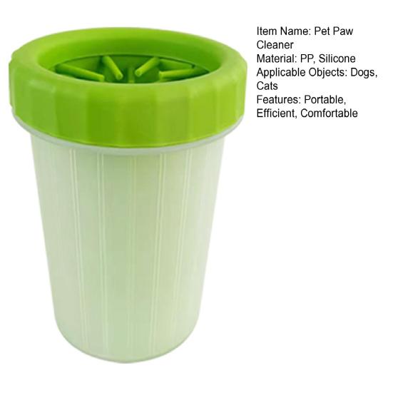 Чашка для чистки лап домашних животных Силиконовое ведро для чистки лап Портативная мойка лап для собак