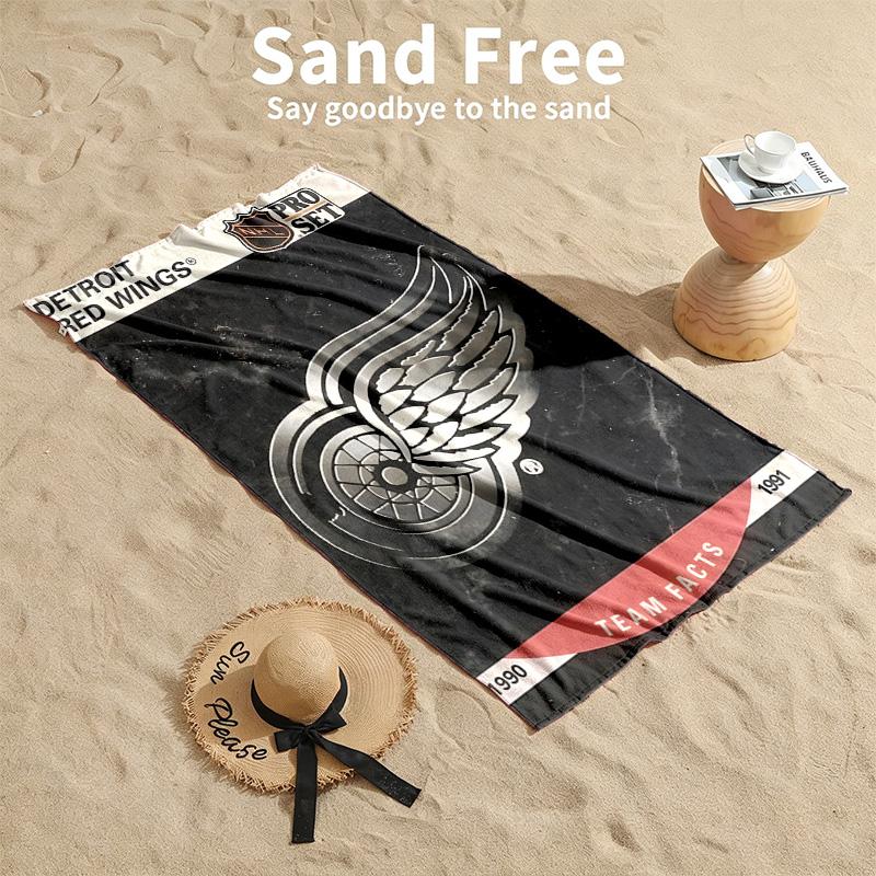 Detroit Red Wings Beach towels also serve as bath towels summer essential a musthave for the outdoors the beach and the pool