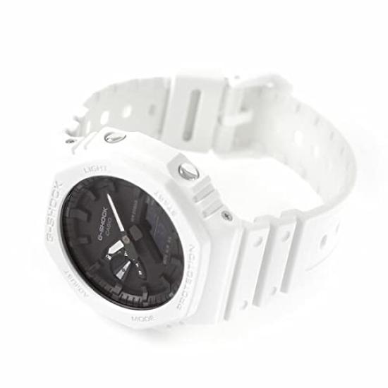 Casio Аналогово-цифровые часы G-SHOCK GA-2100-7ADR Серия 2100 Восьмиугольные Кварцевые Мужские