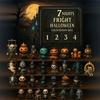 2025 Halloween Advent Calendar 31-Day Halloween Countdown Calendar with Collectible Eerie Figurines Surprise Box Halloween Gifts