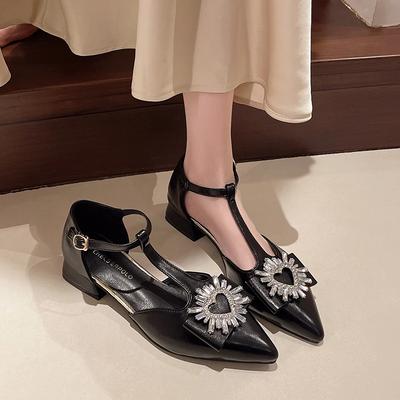 Сумка с острым пряжкой стразами водонепроницаемая стол мода все-матч удобные нескользящие износостойкие модные сандалии женские