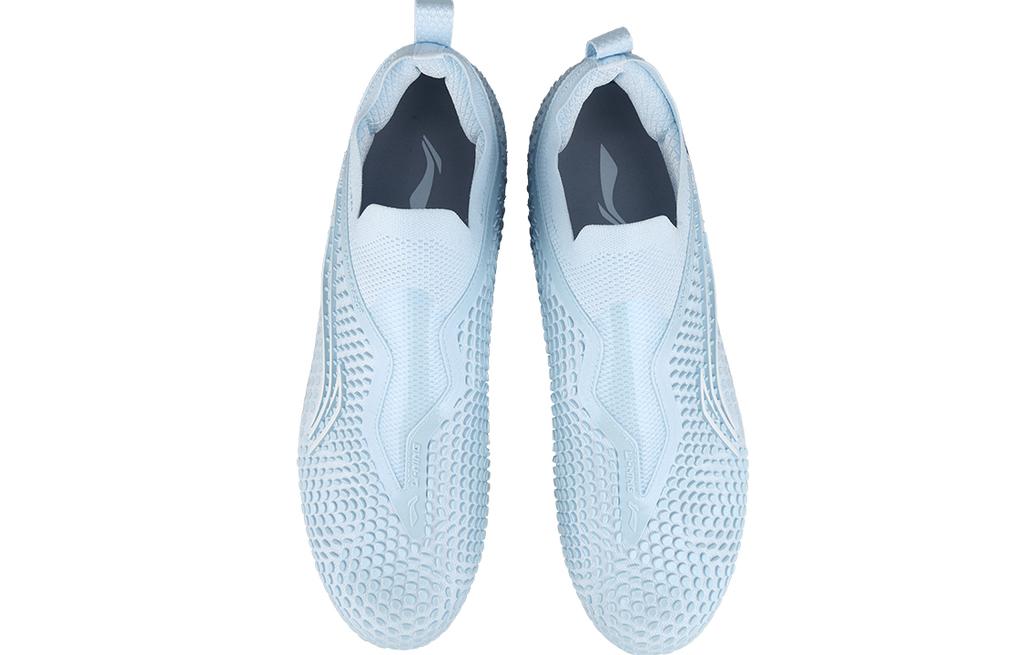 Li Ning Мужские футбольные бутсы с амортизацией из искусственной травы MG Multi Ground, синие, ASFT017-5