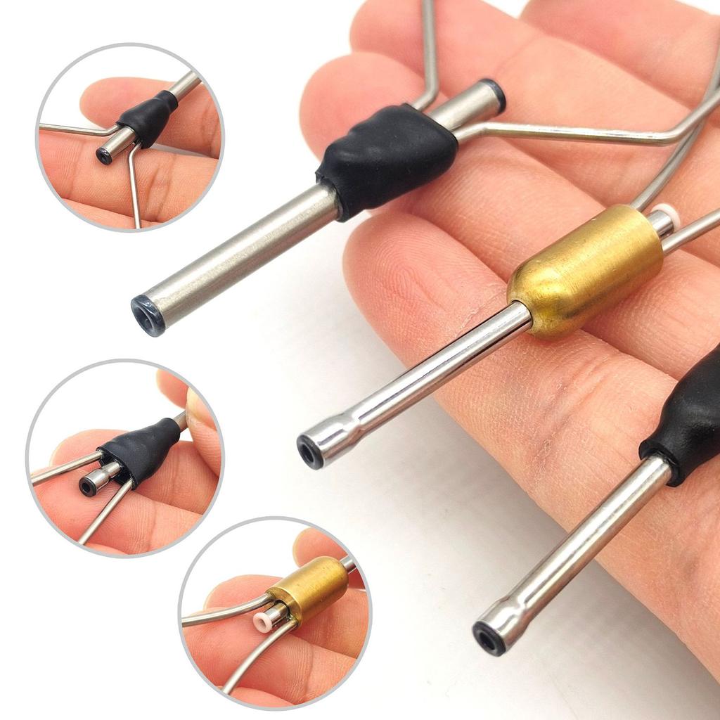 Fly Tying Bobbin Holder Fishing Line Tying Tools Replacement Fly Fishing Tying Tool Wire Threader for Lure Making Tool