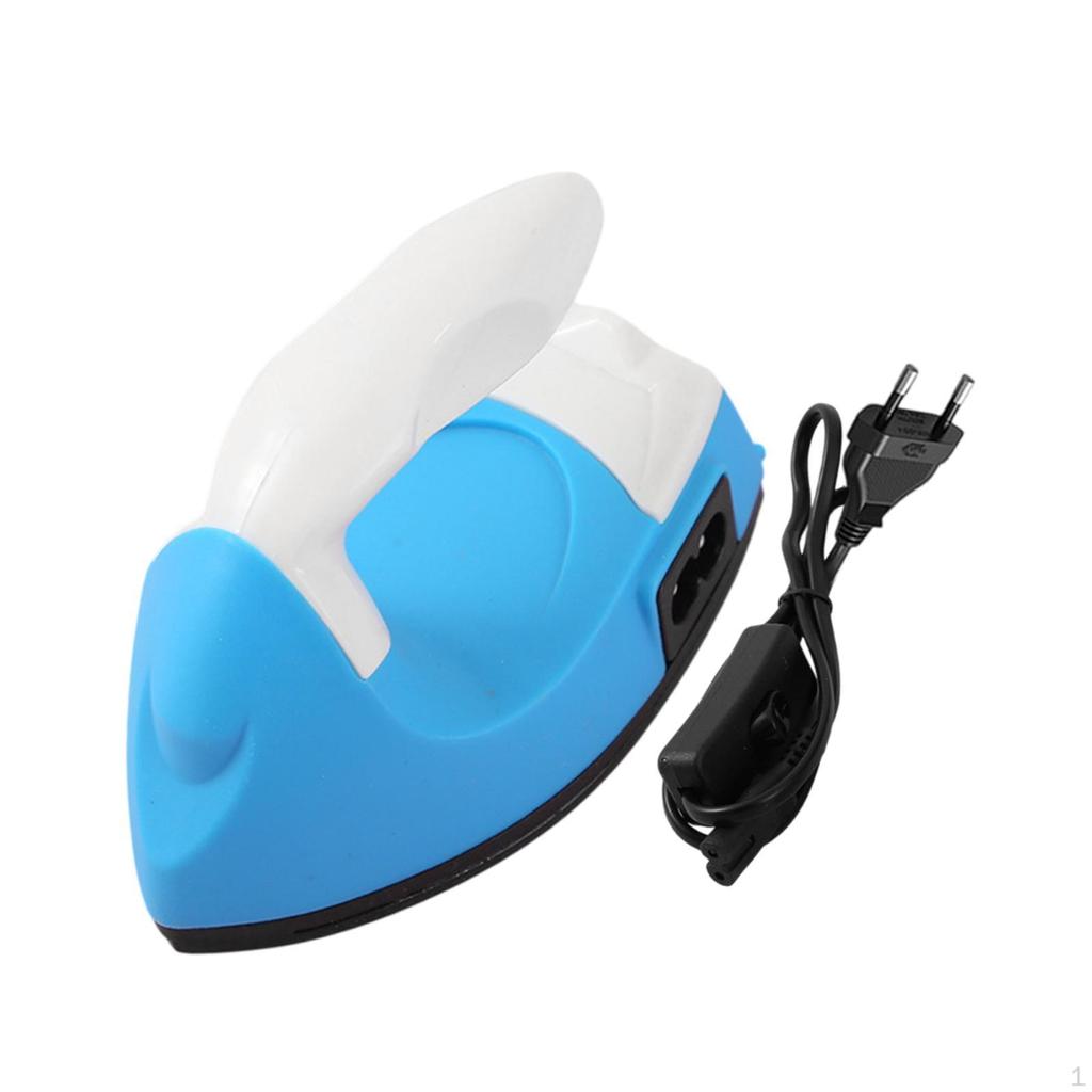 Мини-утюг для рукоделия, стандарт ЕС, детские проекты ручной работы, поделки своими руками, белый