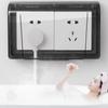 Double-position Splashproof Box Self-adhesive Outlet Socket Waterproof Cover Outlet Case  Indoor