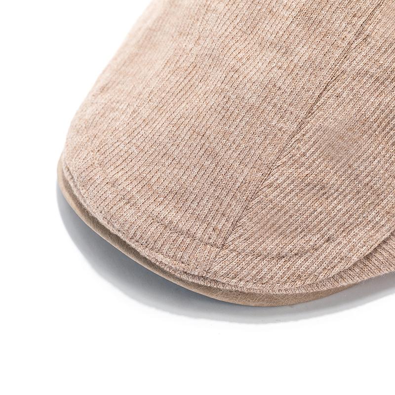 Осенне-зимняя кепка с козырьком для мужчин, винтажная вельветовая кепка Forward, женская теплая кепка-берет в британском стиле