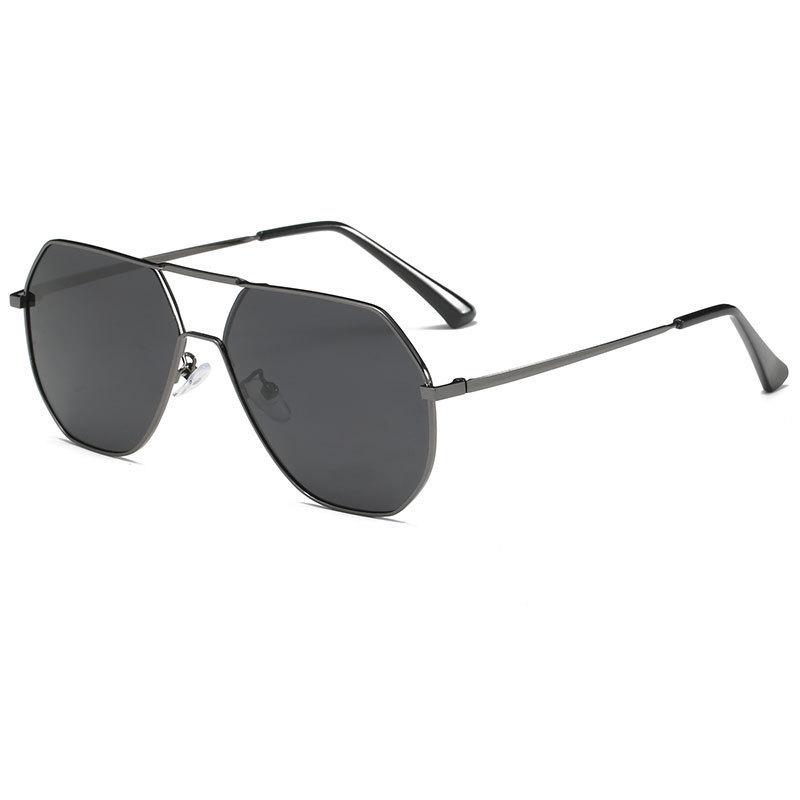 Полигональные меняющие цвет поляризованные солнцезащитные очки мужские водительские рыболовные специальные солнцезащитные очки водительские очки день и ночь очки-жабы