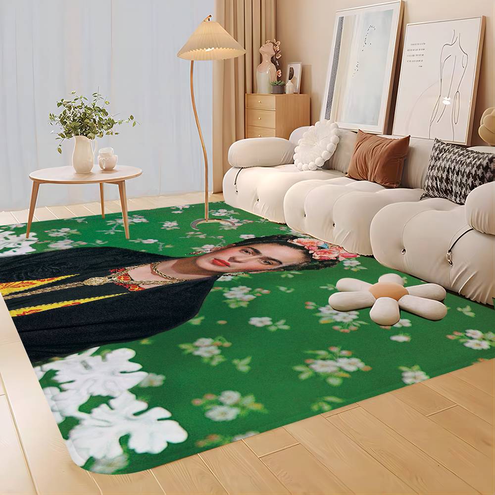 Art F-Fridas Painter K-Kahlos Floor Mat Rectangle Anti-slip Home Soft Badmat Front Door Indoor Outdoor Mat Welcome Doormat