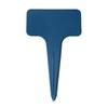 20Pcs T Type Plant Labels Rust Proof Plastic Colored Plant Labels for Gardening Lawn Household Blue