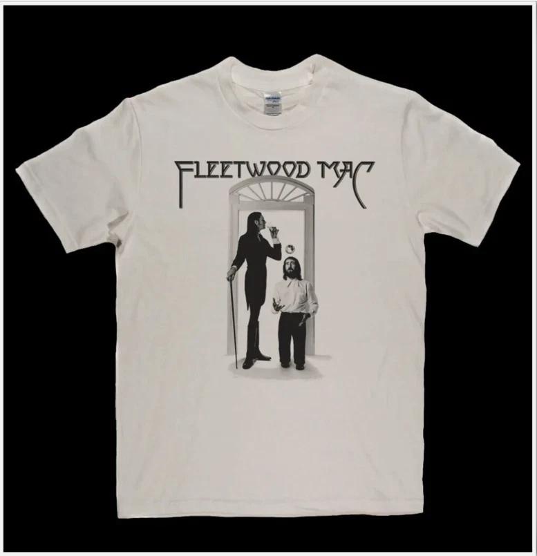 Fleetwood Mac 1975 Album T-Shirt, Heavy white Cotton T-shirt, Size S to 5XL