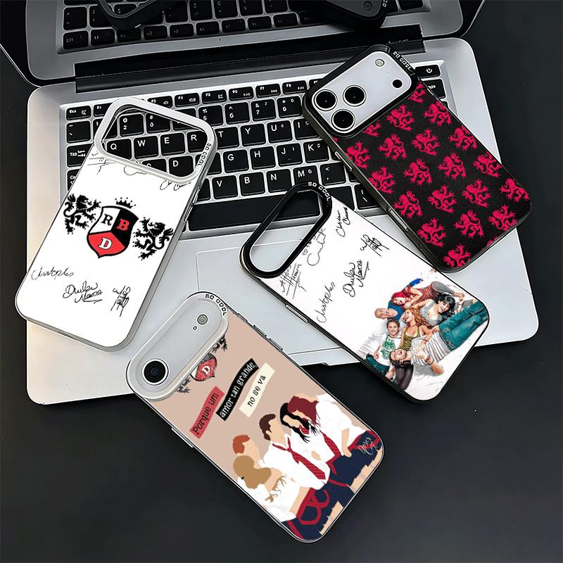 F-Fashion RBD R-Rebelde Мягкий чехол для телефона iPhone 15 16 17 Pro Max 17Air 16E 14 Plus 13 12 Mini Ударопрочный чехол Задняя панель