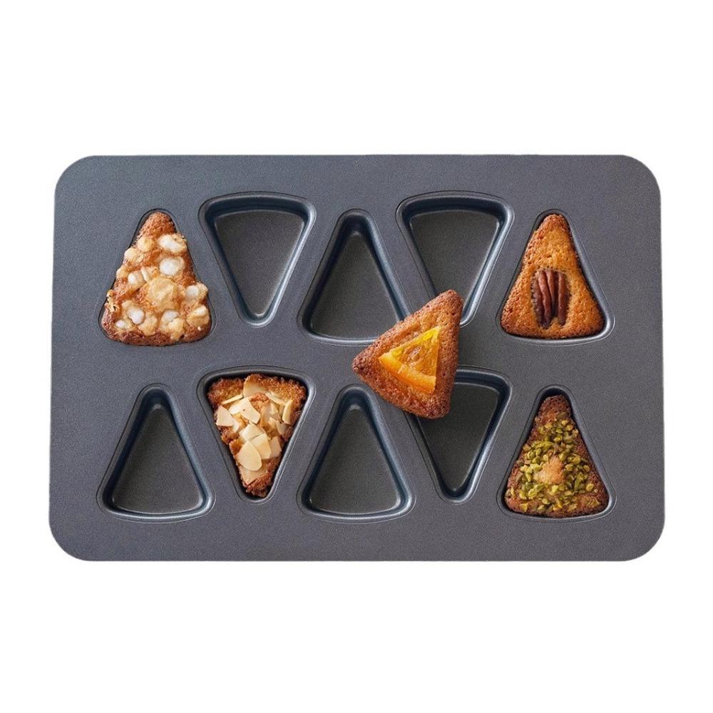 6/8 Cavity Madeleine Cake Baking Pan Carbon Steel Japanese Style Bread Baking Mold Thickened Nonstick Dessert Baking Tray