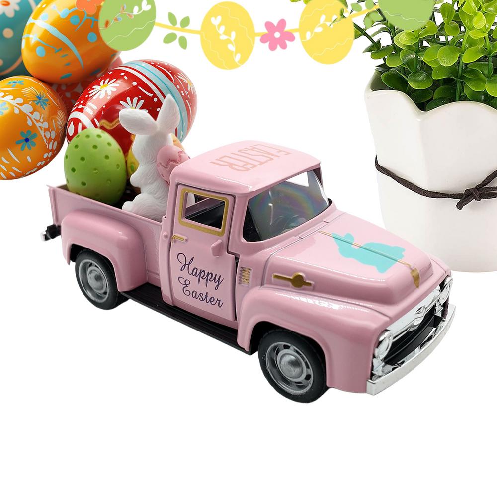 Грузовик Easter Eggs С Яйцами Зайчик Интерактивный Деревенский Весенний Маленькие Пасхальные Игрушки Грузовик Для Детей Мальчиков Девочек Семья Дом Детская