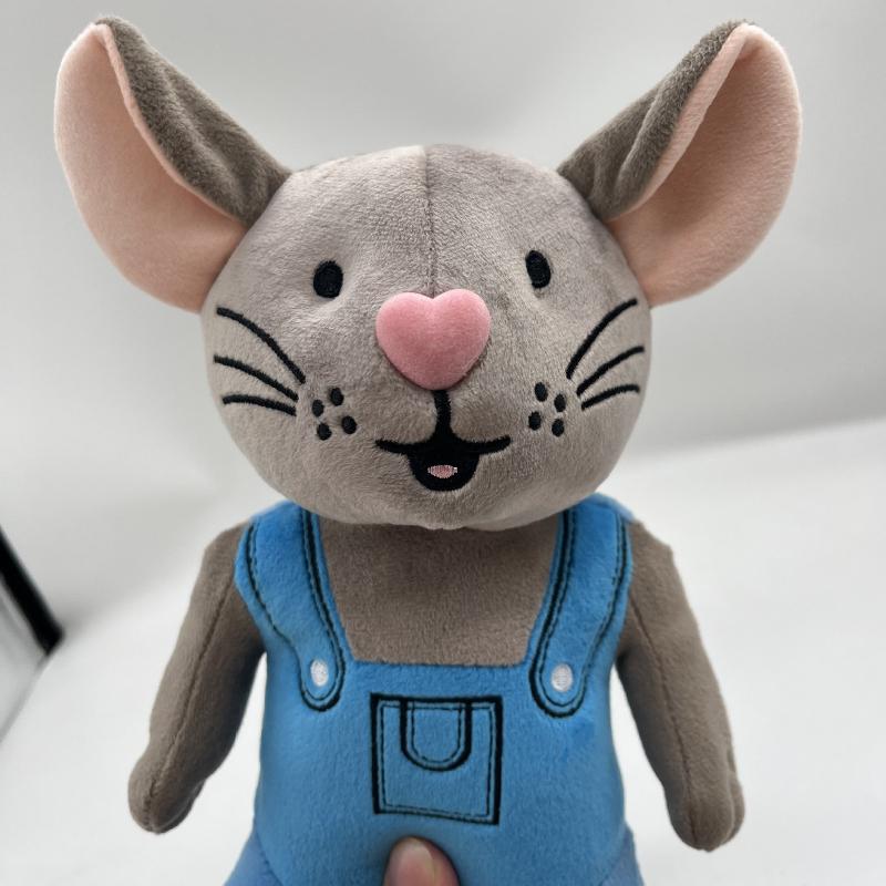 Anime If You Give A Mouse A Cookie Plush Toys Cartoon Pig Mouse Educational Stuffed Doll Plushie Animals Birthday Christmas Gift