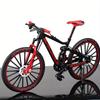 1:10 Mini Finger Mountain Bike Diecast Model Alloy Bicycle Simulation Collection Die Casting Racing Metal Bike Toys for Boys