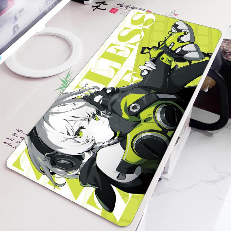 ZZZ Gaming Hoshimi Miyabi Ye Shunguang Коврик для мыши Evelyn Ellen Zenless Zone Zero Клавиатурные настольные коврики XXL Аниме Девушки Коврик для мыши