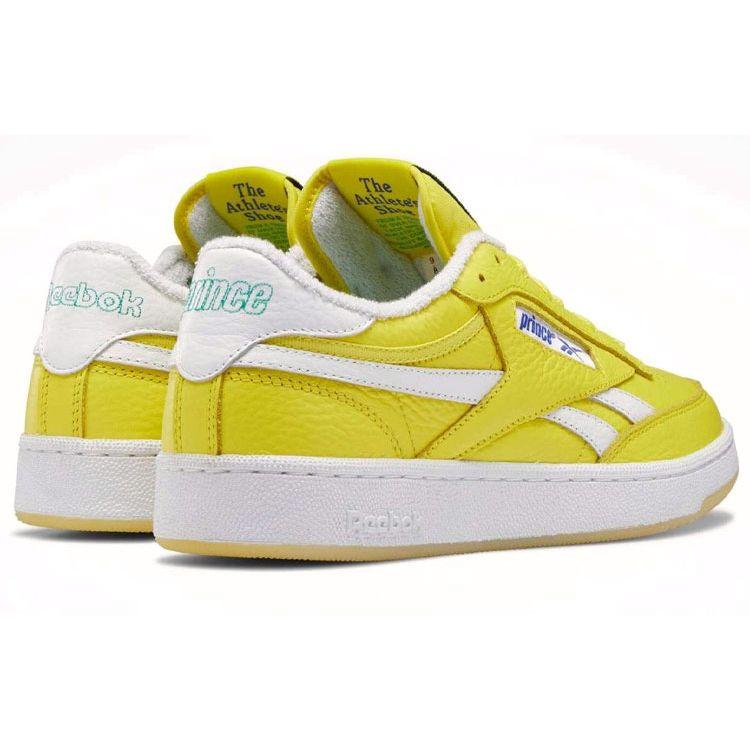 Prince x Reebok Club C Revenge Stinger Yellow Unisex Sneakers Footwear-White Bright-Cobalt GY8054