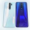 Крышка аккумулятора для Xiaomi Redmi Note 8 Pro Задняя стеклянная панель Корпус задней крышки со сменным объективом камеры + Наклейка