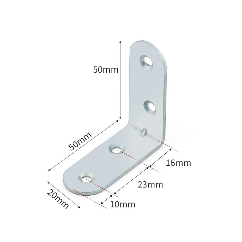 2/4/6/8/10 шт. Угловой кронштейн 90 градусов Железный кронштейн для поддержки полки Шкаф Экраны Стена