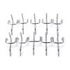 10Pc Metal Peg Board Pegboard Hooks Garage Work Shop Storage Display Steel