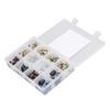 75Pcs Potentiometer Assortment Kit B5K B10K B20K B50K B100K Linear Rotary Taper Ohm Potentiometer