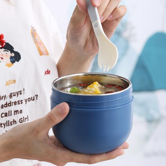 Чашка для супа Yousheng, пищевая, устойчивая к ржавчине, пластиковая, для приготовления пищи, контейнер для обеда, миска, коробка для супа для дома