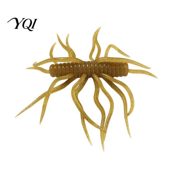 Simulation Soft Bait 1/3/5Pcs 9.5cm/9g Floating Lure with Multi-Tentacles, Realistic Topwater Predatory Fish Bionic Bait, Artificial Swimbait