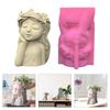 Crown Girls Pen Holder Flower Pot Silicone Molds Epoxy Resin Mold DIY Succulent Planter Mold for DIY Resin Decors