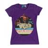 STAR WARS Womens/Ladies Space Scene Retro T-Shirt