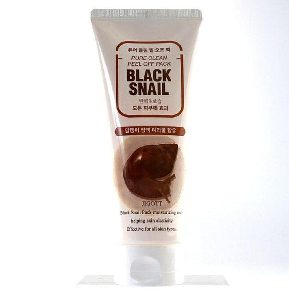 Jigott Женская отшелушивающая упаковка Black Snail Pure Clean