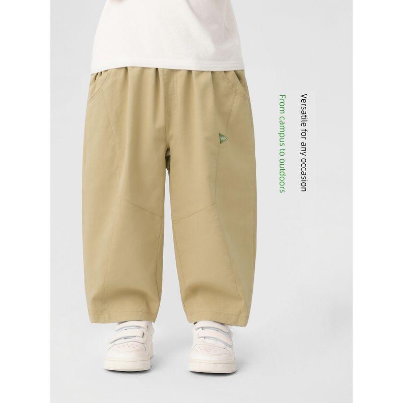 Right European Style Boys' Woven Straight-Leg Pants Spring and Autumn 2026 New Children's Clothing Kids' Long Pants Baby Casual Versatile Pants