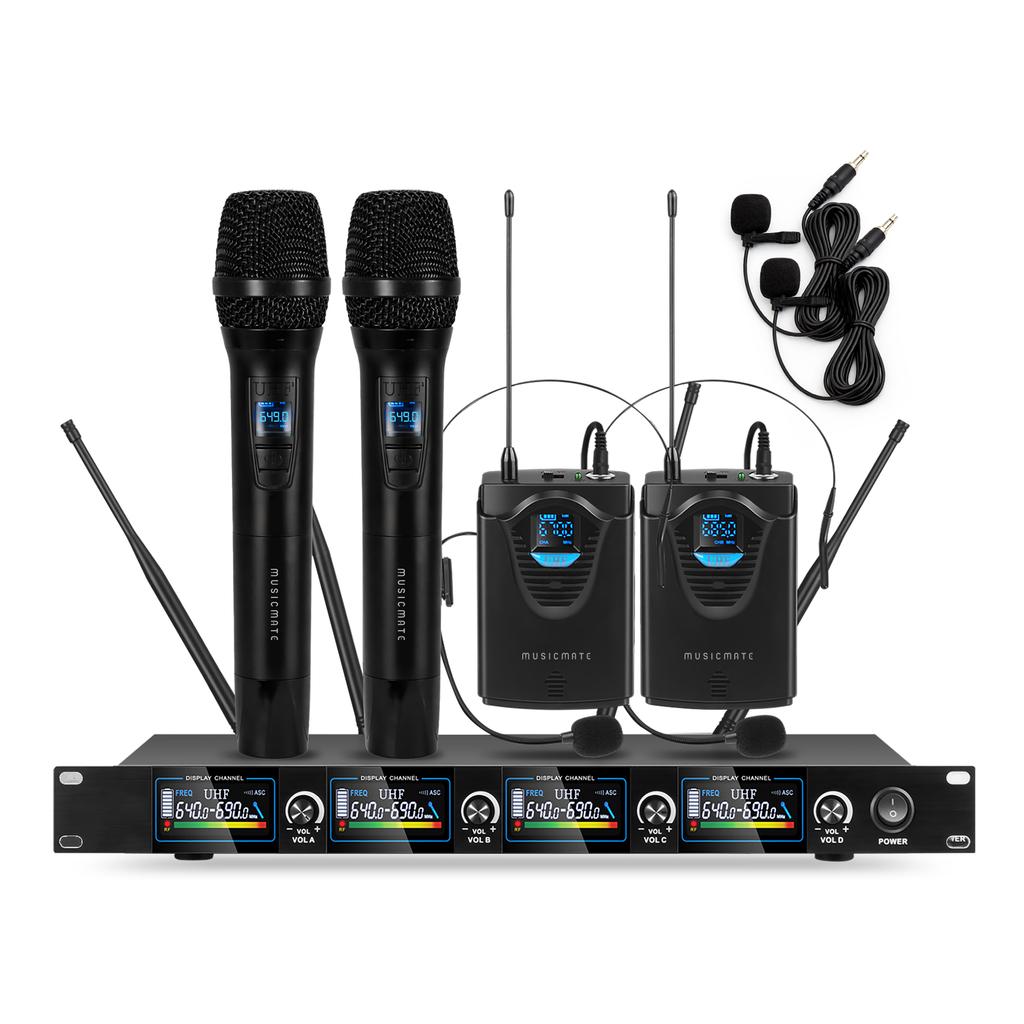 MusicMate MM-800 AirStage Wireless Microphone Set