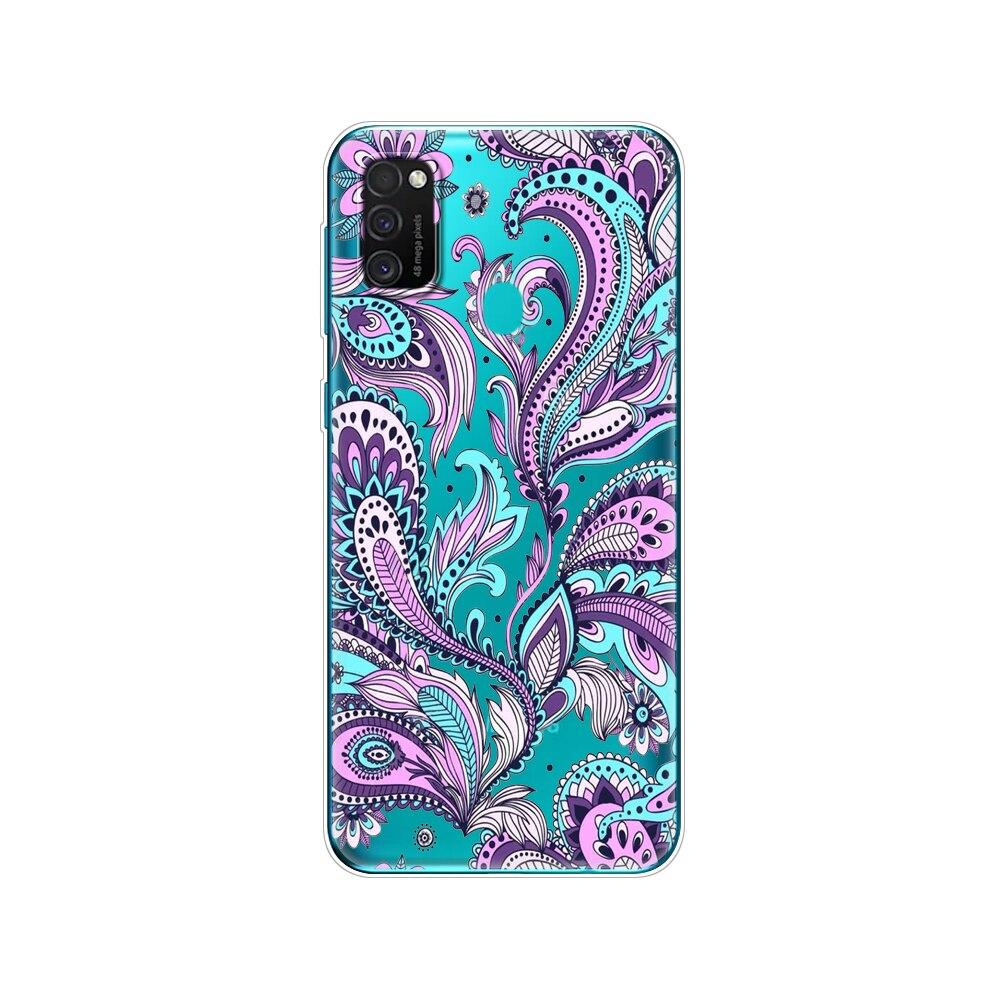 Чехол для Samsung M21, 6,4 дюйма, силиконовый мягкий чехол из ТПУ для Samsung Galaxy M21 M 21 SM-M215FZGUSER m215, задняя сумка для телефона, защитный чехол