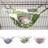 Printed Ferret Hammock Cage with Hooks Hamster Bed Hamster Hammock For Guinea Pig Hideout Mouse
