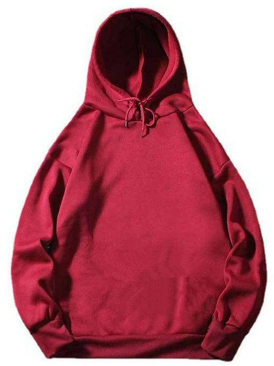 Women's Fleece-Lined Hooded Sweatshirt - Thickened, Loose Fit, Solid Color, Long Sleeve for Autumn/Winter