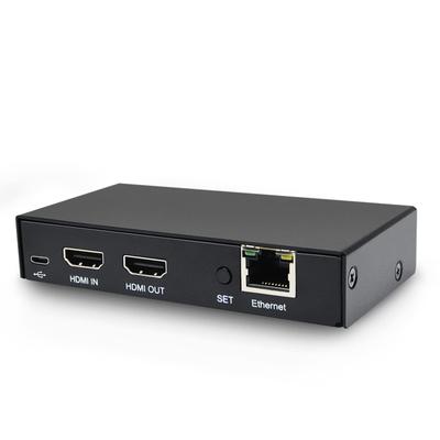 DDMALL Прямая трансляция 4K HDMI 4K Локальный проход HDMI Видеокодер для YouTube и Модель H.265 H.264 Кодер, @60 Гц Вход, Выход в реальном времени, Twitch, HEV-10