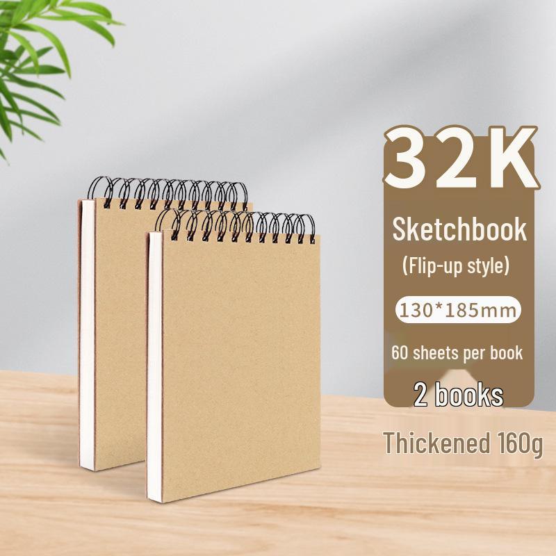 A4 Hardcover Spiral Sketchbook for Art Students & Children, A3/A4/8K Drawing Pad