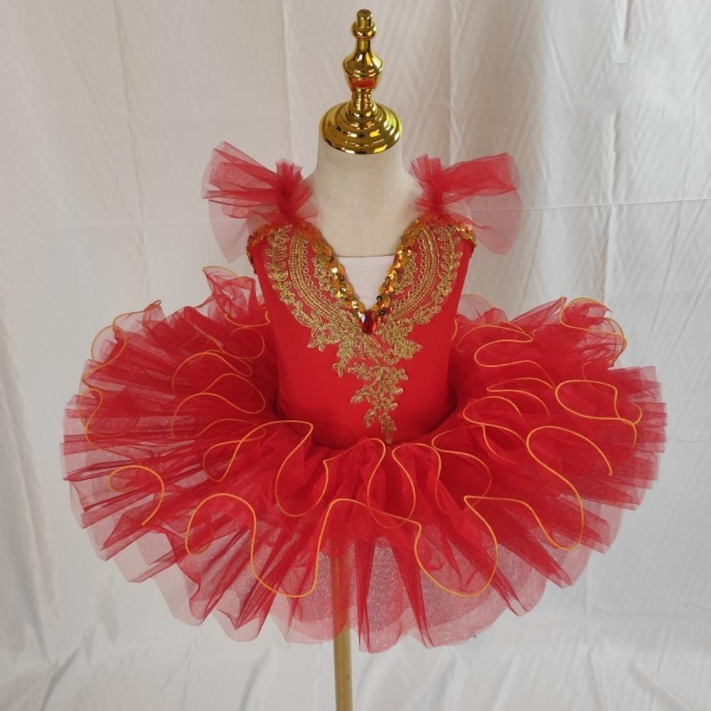 Rhinestone Ballet Tutu Sequin Performance Clothes Fashion Dance Costumes  Dance