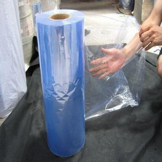 Large PVC Heat Shrink Film for Hairdryer Packaging, Sealing, and Household Use.
