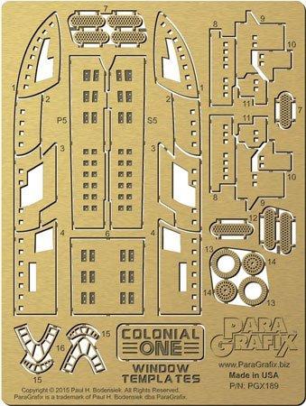 PLATZ Colonial One Шаблон окна Пластиковая модель PGX189 1/350