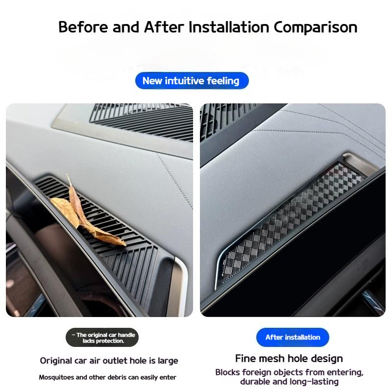 Наклейки на приборную панель BMW X3 G45 2025 (за экраном), Накладка на центральную консоль, Решетка вентиляционного отверстия, Защита от пыли, Аксессуары-Защитники