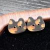 30pcs 12mm Kitty Buttons Cute Ginger Cat Buttons Tuxedo Cat Calico Cat Buttons  Clothes Accessories