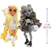 Special Edition Pack Rainbow High x Shadow High - Sunny &amp; Luna - 2 poupées mannequin articulée 27cm + accessoires