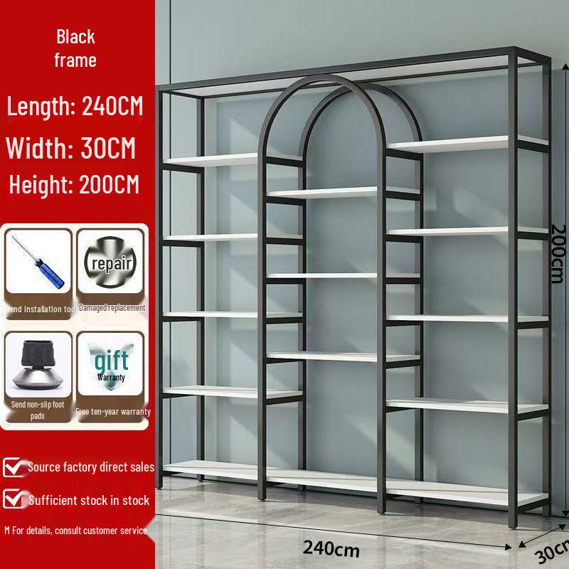 Multifunctional Light Luxury Display Shelf for Cosmetics & Nail Art