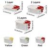 Quick Freezing Wonton Storage Box Multi-layer Food Storage Container  Kitchen