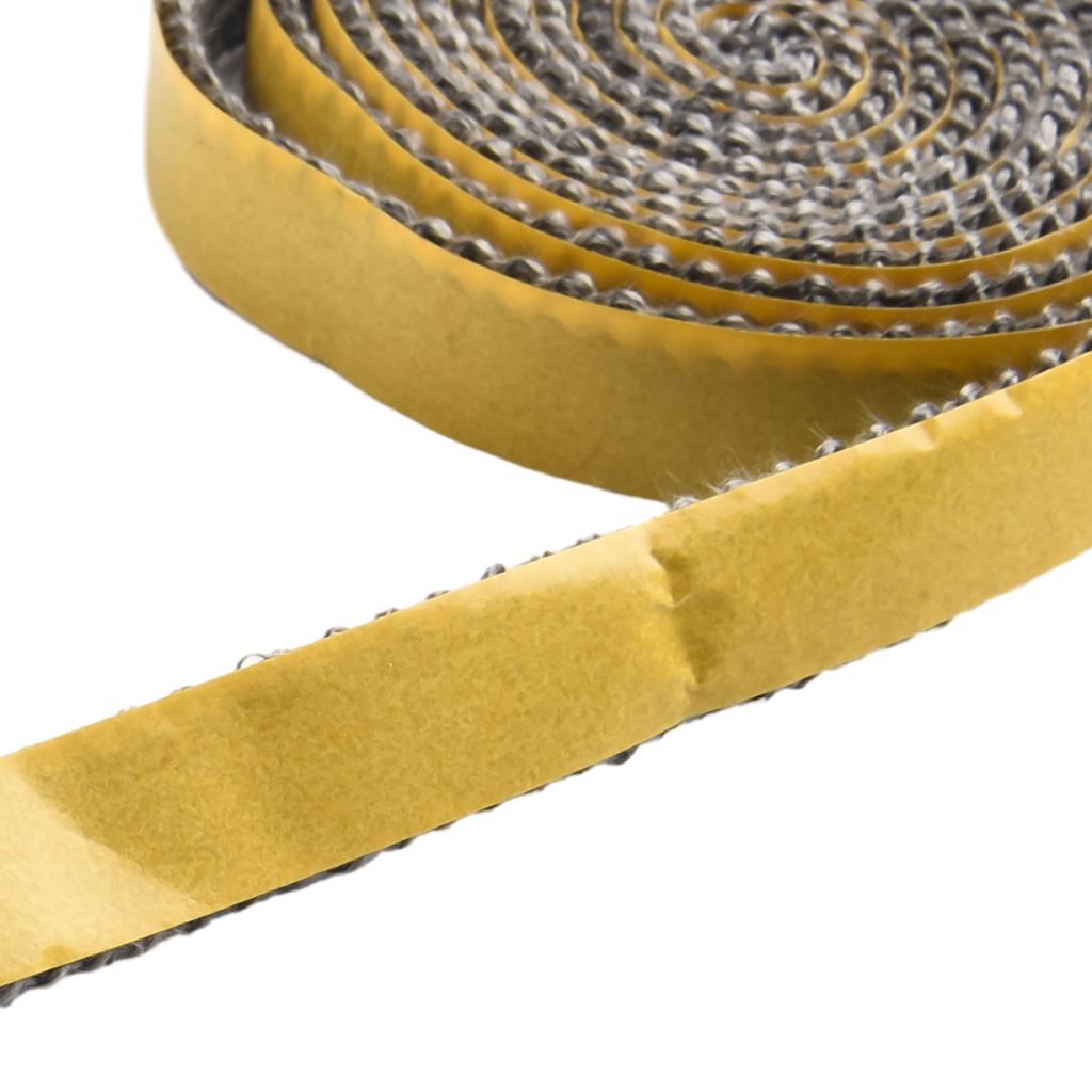 10/15 мм Уплотнительная веревка для камина Дверца дровяной печи Самоклеящийся уплотнительный шнур из стекловолокна Замена 2 м Черная уплотнительная лента