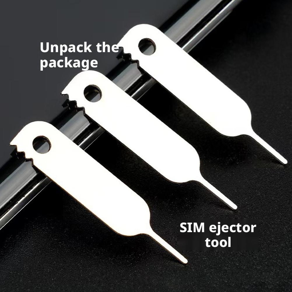 10 шт. Металлический инструмент-ключ для извлечения лотка SIM-карты, игла для открытия, универсальный для телефона, для iPhone 14 13 SamSung Xiaomi Apple IPad