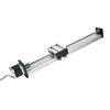 0808 Ball Screw Single Shaft Trapezoid Linear Slide Rail with 57 Motor(Effective Range 300mm)