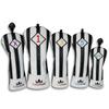 CRAFTSMAN Чехол для головки клюшки для гольфа Fairway Wood, для клюшки Fairway Wood, Продается отдельно, Чехол с вертикальными черно-белыми полосами, Легко надевается и снимается, Синтетический,