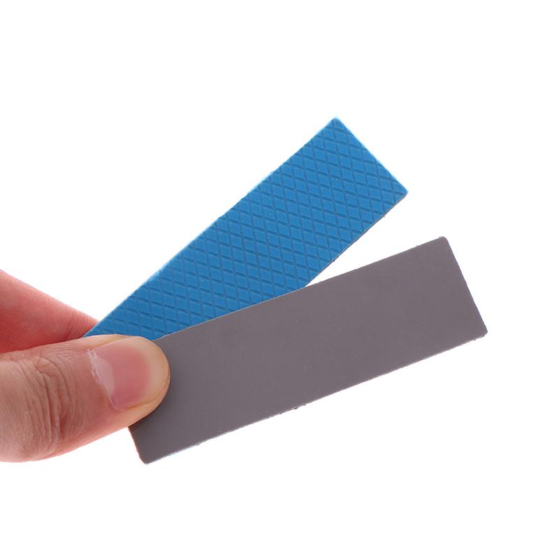 2Pcs 15W M.2 Thermal Pad Conductive Pad Sheet 0.5/1.0/1.5Mm Silicon Ssd Thermal Pad Adhesive Insulating Thermal Pad For Laptop